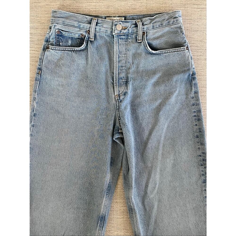 AGOLDE Low Slung Baggy Petite 25 Void Jeans Wide Leg Denim - Picture 7 of 8